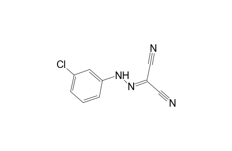 Mesoxalonitrile, (m-chlorophenyl)hydrazone