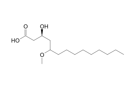 (3S,5RS)-3-Hydroxy-5-methoxytetradecanoic acid