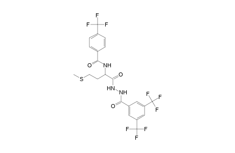 1-[3,5-bis(trifluoromethyl)benzoyl]-2-[N-(alpha,alpha,alpha-trifluoro-p-toluoyl)methionyl]hydrazine