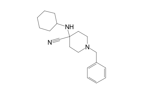 1-benzyl-4-(cyclohexylamino)isonipecotonitrile