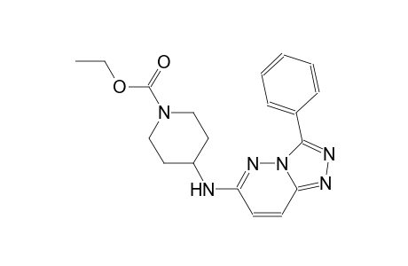 1-piperidinecarboxylic acid, 4-[(3-phenyl[1,2,4]triazolo[4,3-b]pyridazin-6-yl)amino]-, ethyl ester