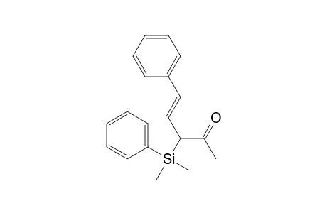 (E)-5-Phenyl-3-(dimethylphenylsilyl)pent-4-en-2-one
