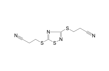 propanenitrile, 3-[[3-[(2-cyanoethyl)thio]-1,2,4-thiadiazol-5-yl]thio]-