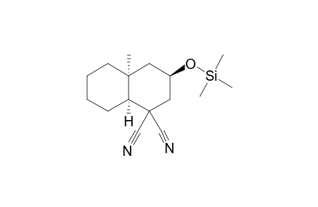 3-ALPHA,4A-BETA,8A-BETA)-4A-METHYL-3-TRIMETHYLSILYLOXY-OCTAHYDRONAPHTHALENE-1,1(2H)-DICARBONITRILE