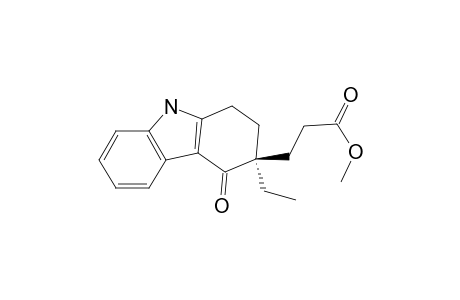 3-[(3S)-3-ethyl-4-keto-2,9-dihydro-1H-carbazol-3-yl]propionic acid methyl ester