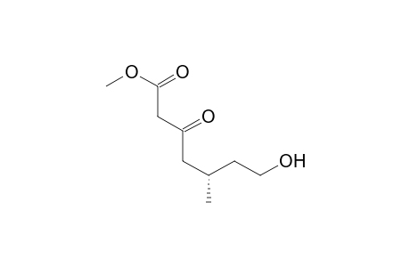 methyl (5S)-7-hydroxy-5-methyl-3-oxo-heptanoate