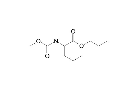 L-Norvaline, N-methoxycarbonyl-, propyl ester