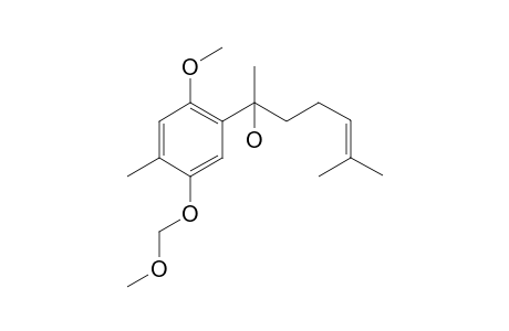 8-Hydroxy-p-curcuhydroquinone-1-o-methyl ether - (methoxymethyl) ether