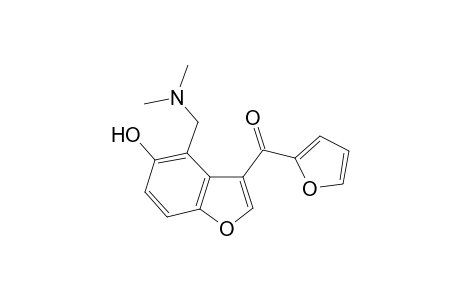 (4-[(Dimethylamino)methyl]-5-hydroxy-1-benzofuran-3-yl)(2-furyl)methanone