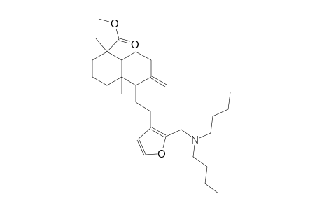 methyl (1S,4aR,5S)-5-(2-{2-[(dibutylamino)methyl]-3-furyl}ethyl)-1,4a-dimethyl-6-methylenedecahydro-1-naphthalenecarboxylate