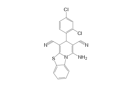 1-Amino-3-(2,4-dichlorophenyl)-3H-pyrido[2,1-b][1,3]benzothiazole-2,4-dicarbonitrile