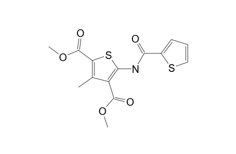 3-Methyl-5-[(thiophene-2-carbonyl)amino]thiophene-2,4-dicarboxylic acid, dimethyl ester