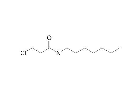 Propionamide, 3-chloro-N-heptyl-