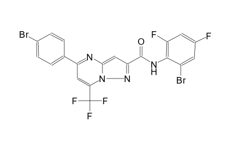 N-(2-bromo-4,6-difluorophenyl)-5-(4-bromophenyl)-7-(trifluoromethyl)pyrazolo[1,5-a]pyrimidine-2-carboxamide