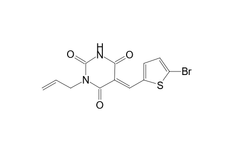 (5E)-1-allyl-5-[(5-bromo-2-thienyl)methylene]-2,4,6(1H,3H,5H)-pyrimidinetrione