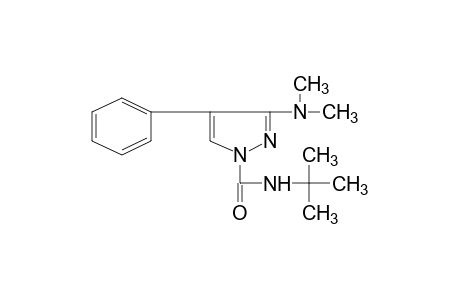 N-tert-BUTYL-3-(DIMETHYLAMINO)-4-PHENYLPYRAZOLE-1-CARBOXAMIDE