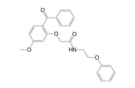 acetamide, 2-(2-benzoyl-5-methoxyphenoxy)-N-(2-phenoxyethyl)-