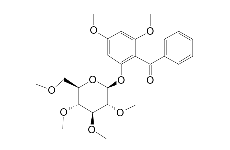 Garcimangosone D, hexamethyl ether