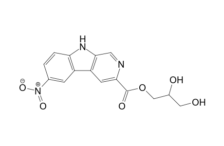 2,3-Dihydroxypropyl-6-nitro-.beta.-carboline-3-carboxylate