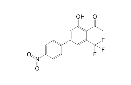 1-(4'-Nitro-5-hydroxy-3-trifluoromethyl-biphenyl-4-yl)ethanone