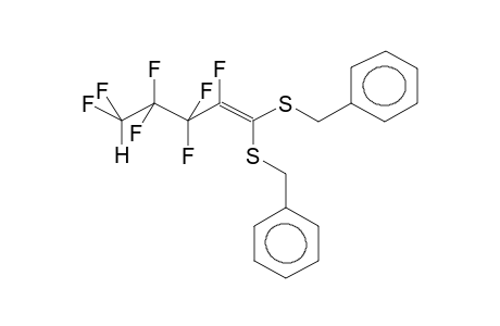 1,1-BIS(BENZYLTHIO)-2,3,3,4,4,5,5-HEPTAFLUOROPENT-1-ENE