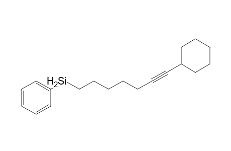 1-Cyclohexyl-7-(phenylsilyl)1-heptyne