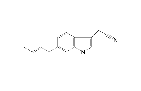 2-[6-(3-methylbut-2-enyl)-1H-indol-3-yl]acetonitrile