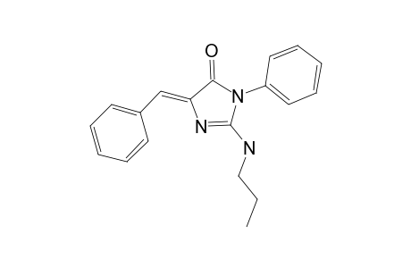 (5Z)-3-phenyl-5-(phenylmethylene)-2-(propylamino)-4-imidazolone