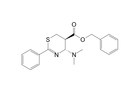 Benzyl (4R,5R)-4-(dimethylamino)-2-phenyl-5,6-dihydro-4H-1,3-thiazine-5-carboxylate