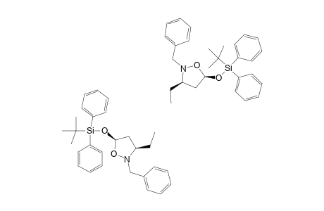 cis-2-Benzyl-5-(tert-butyldimethylsiloxy)-3-ethylisoxazolidine