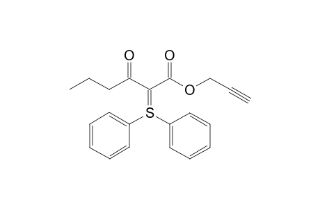 Prop-2-ynyl 2-(diphenylsulfuranylidene)-3-oxohexanoate