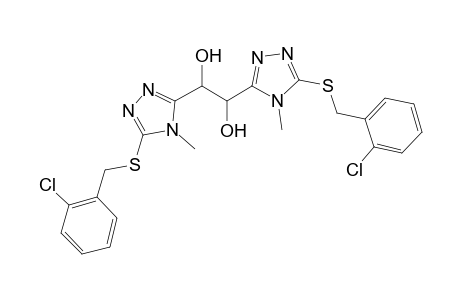 1,2-bis[5-[(2-chlorobenzyl)thio]-4-methyl-1,2,4-triazol-3-yl]ethane-1,2-diol