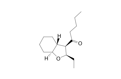 1-[(2R,3R,3aR,7aS)-2-ethyl-2,3,3a,4,5,6,7,7a-octahydro-1-benzofuran-3-yl]pentan-1-one