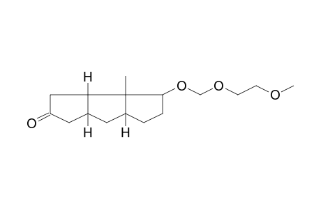 Tricyclo[6.3.0.0(2,6)]undecan-10-one, 3-[(2-methoxyethoxy)methoxy]-2-methyl-