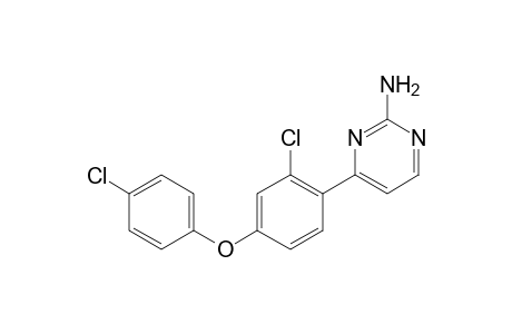 2-AMINO-4-[2-CHLORO-4-(p-CHLOROPHENOXY)PHENYL]PYRIMIDINE