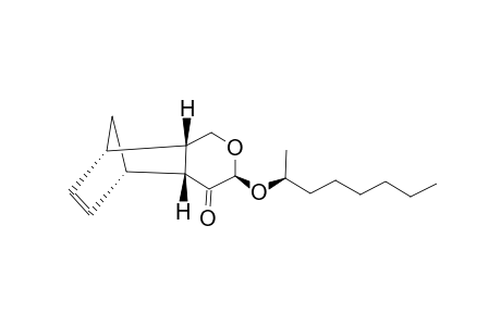 (3S,4AR,5S,8R,8AS)-3-[(R)-2'-OCTYLOXY]-4A,5,8,8A-TETRAHYDRO-5,8-METHANO-1H-2-BENZOPYRAN-4(3H)-ONE;ALPHA-ENDO-ADDUCT