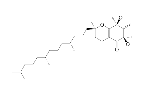 (2R,6R,8S,4'R,8'R)-7,8-DIHYDRO-6,8-DIHYDROXY-2,6,8-TRIMETHYL-7-METHYLENE-2-(4',8',12'-TRIMETHYL-TRIDECYL)-CHROMAN-5(6H)-ONE