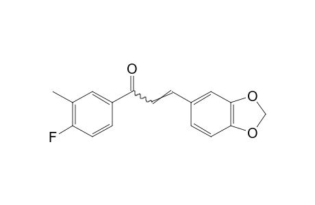 4'-fluoro-3'-methyl-3,4-(methylenedioxy)chalcone