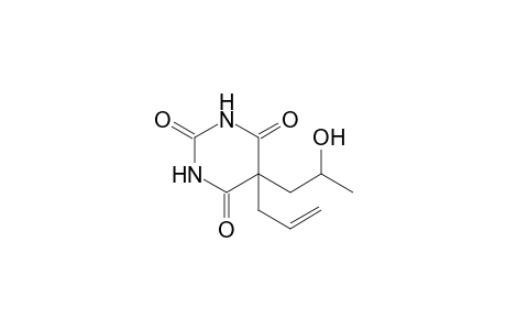 5-allyl-5-(2-hydroxypropyl)barbituric acid