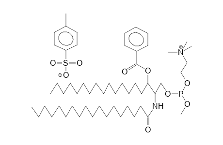 (3-BENZOYL-2-STEAROYL-RAC-SFINGANIN-1-YL)METHYL(2-TRIMETHYLAMMONIOETHYL)PHOSPHITE TOSYLATE