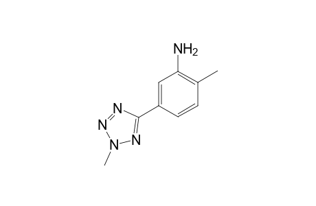 Benzenamine, 2-methyl-5-(2-methyl-2H-1,2,3,4-tetrazol-5-yl)-