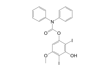 5-(N,N-Diphenylcarbamoyloxy)-2,6-diiodo-3-methoxyphenol