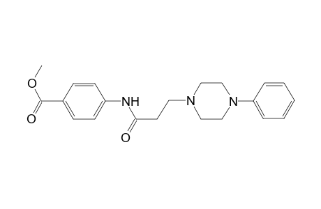 Methyl 4-([3-(4-phenyl-1-piperazinyl)propanoyl]amino)benzoate