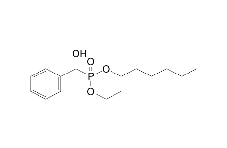 Phosphonic acid, (.alpha.-hydroxybenzyl)-, (ethyl)(hexyl) ester