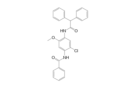 4'-Benzamido-2'-methoxy-5'-chloro-2,2-diphenylacetanilide