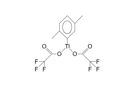 2,5-DIMETHYLPHENYLTHALLIUM(III)-BIS-(TRIFLUORACETAT)