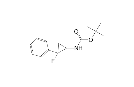 N-(2-Fluoro-2-phenylcyclopropyl)carbamic acid tert-butyl ester