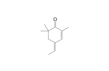 (4E)-4-ethylidene-2,6,6-trimethylcyclohex-2-en-1-one