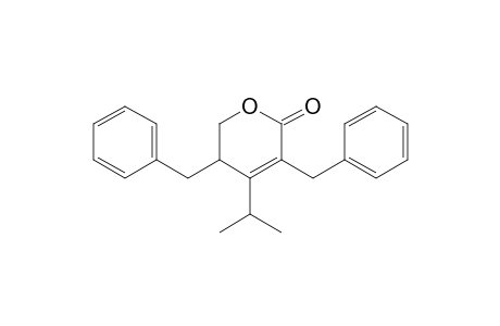 3,5-Dibenzyl-4-isopropyl-5,6-dihydropyran-2-one