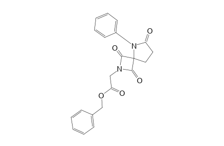 5-phenyl-1,3,6-trioxo-2,5-diazaspiro[3,4]octane-2-acetic acid, benzyl ester
